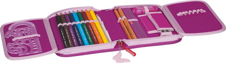 Produktbild: Brunnen Sch&uuml;ler-Etui Schmetterlinge 2 Klappen