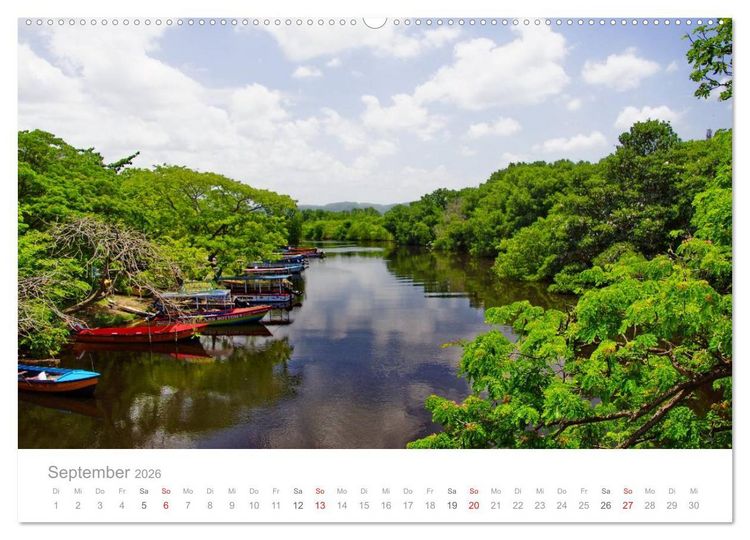 Produktbild: JAMAIKA Reggae, Rastafari und paradiesische Natur. (hochwertiger Premium Wandkalender 2026 DIN A2 quer), Kunstdruck in Hochglanz