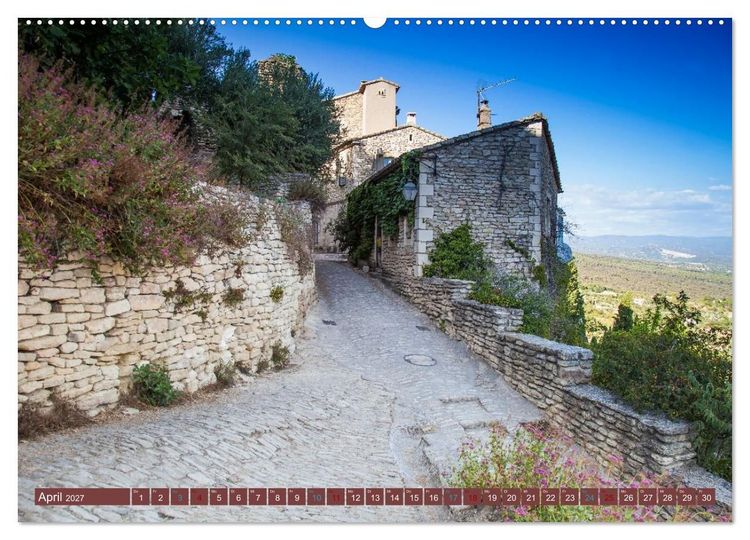 Produktbild: Frankreich. Ein Streifzug durch die D&ouml;rfer der franz&ouml;sischen Provence (Wandkalender 2027 DIN A2 quer), CALVENDO Monatskalender