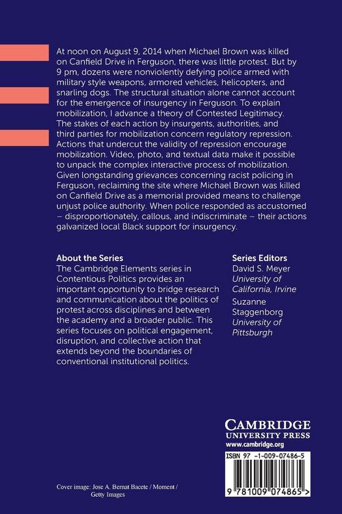 Produktbild: Contested Legitimacy in Ferguson