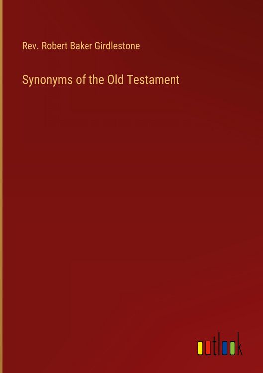 Produktbild: Synonyms of the Old Testament