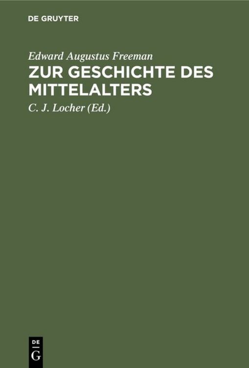 Produktbild: Zur Geschichte des Mittelalters