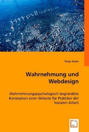 Produktbild: Tanja Steele: Wahrnehmung und Webdesign