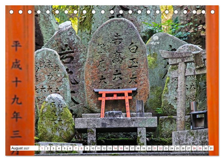 Produktbild: Japan Gl&uuml;cksbringer (Tischkalender 2027 DIN A5 quer), CALVENDO Monatskalender