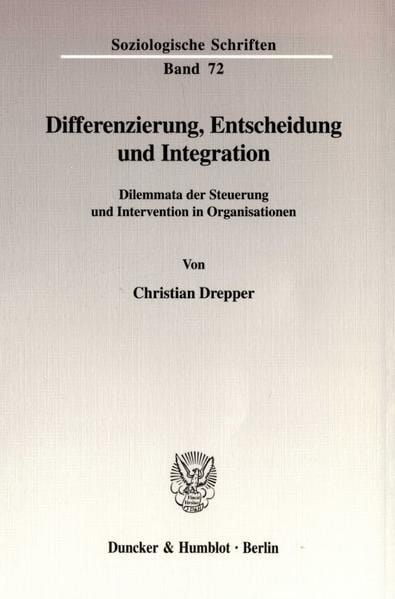 Produktbild: Differenzierung, Entscheidung und Integration.