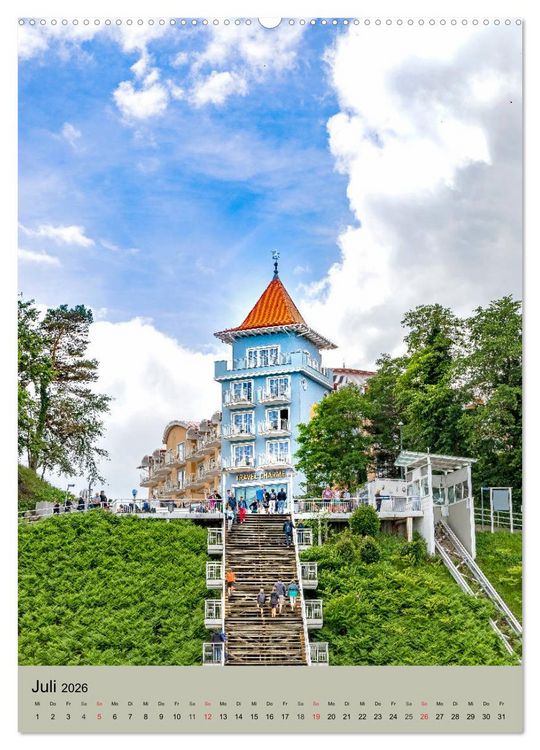 Produktbild: INSEL R&Uuml;GEN - Zauberhafte Momente (hochwertiger Premium Wandkalender 2026 DIN A2 hoch), Kunstdruck in Hochglanz