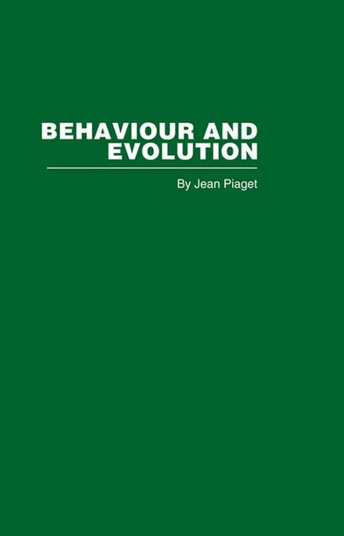 Produktbild: Behaviour and Evolution