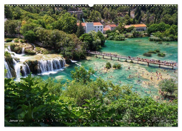 Produktbild: Kroatien - Landschaften am Mittelmeer (Wandkalender 2026 DIN A2 quer), CALVENDO Monatskalender