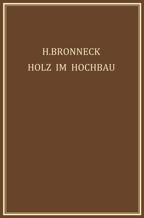Produktbild: Holz im Hochbau