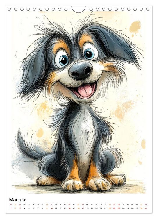 Produktbild: Hunde mit Humor (Wandkalender 2026 DIN A4 hoch), CALVENDO Monatskalender