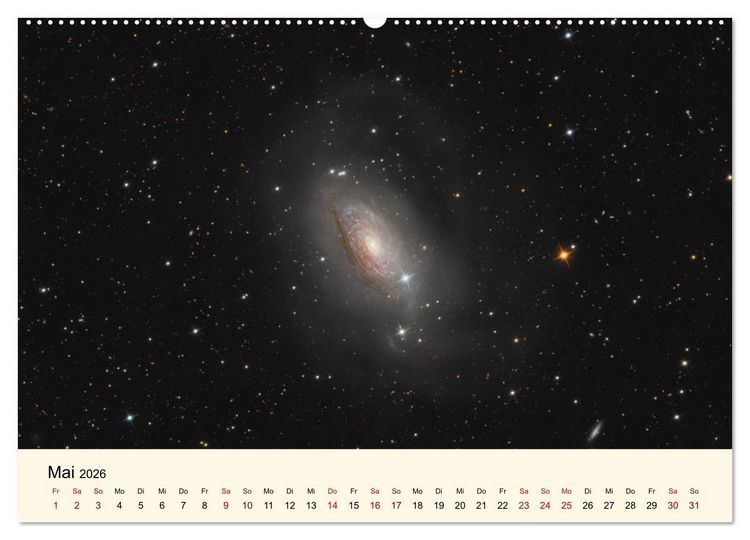 Produktbild: Distant Luminosity: Eine fotografische Reise durch das Universum (hochwertiger Premium Wandkalender 2026 DIN A2 quer), Kunstdruck in Hochglanz