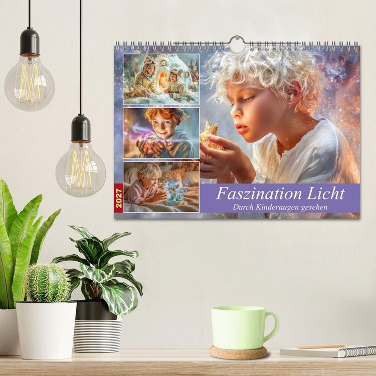 Produktbild: Faszination Licht - Durch Kinderaugen gesehen (Wandkalender 2027 DIN A4 quer), CALVENDO Monatskalender