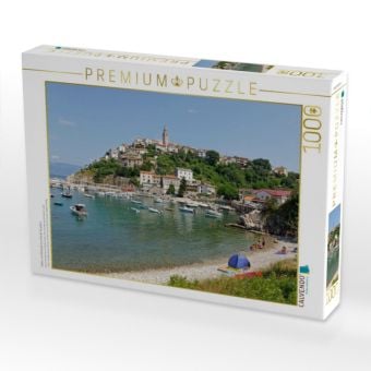 Produktbild: CALVENDO Puzzle Hafen und Altstadt von Vrbnik, Kroatien | 1000 Teile Lege-Gr&ouml;&szlig;e 64x48cm Foto-Puzzle f&uuml;r gl&uuml;ckliche Stunden