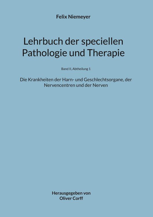 Produktbild: Lehrbuch der speciellen Pathologie und Therapie