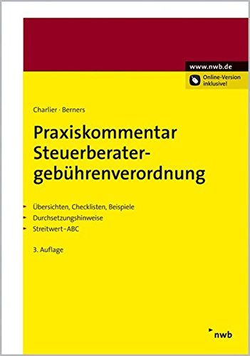 Produktbild: Praxiskommentar Steuerberatergeb&uuml;hrenverordnung