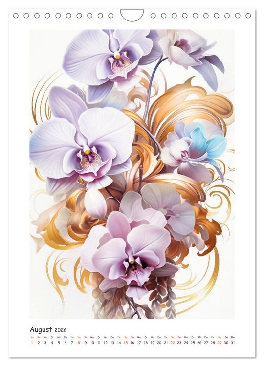 Produktbild: Blumen-Sinfonie (Wandkalender 2026 DIN A4 hoch), CALVENDO Monatskalender