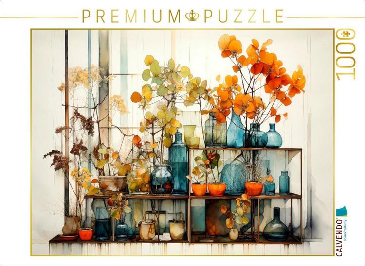 Produktbild: CALVENDO Puzzle Blumenkunst | 1000 Teile Lege-Gr&ouml;&szlig;e 64x48cm Foto-Puzzle f&uuml;r gl&uuml;ckliche Stunden