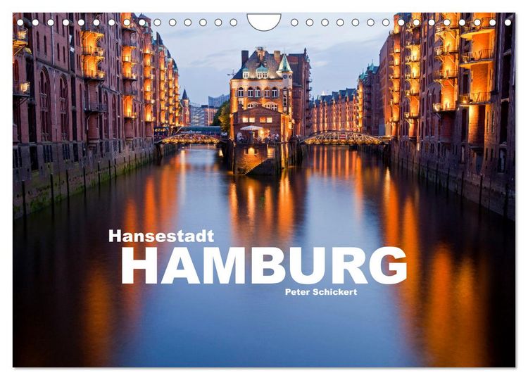 Produktbild: Hansestadt Hamburg (Wandkalender 2026 DIN A4 quer), CALVENDO Monatskalender