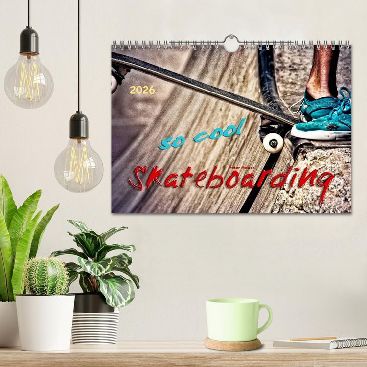 Produktbild: Skateboarding, so cool (Wandkalender 2026 DIN A4 quer), CALVENDO Monatskalender