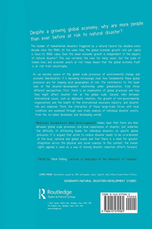 Produktbild: Natural Disaster and Development in a Globalizing World