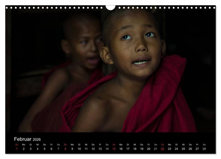 Produktbild: Myanmar - Eindr&uuml;cke (Wandkalender 2026 DIN A3 quer), CALVENDO Monatskalender