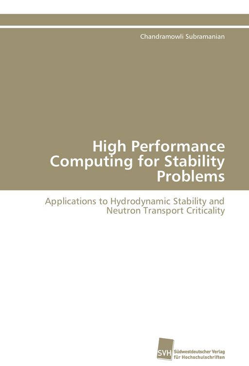 Produktbild: High Performance Computing for Stability Problems
