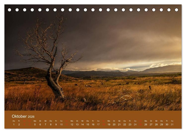Produktbild: Patagonien-Land der Extreme (Tischkalender 2026 DIN A5 quer), CALVENDO Monatskalender