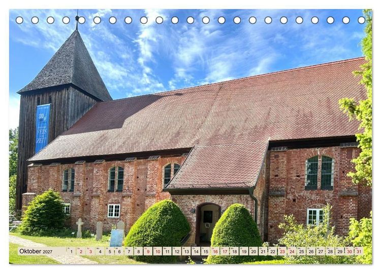 Produktbild: Fischland - Zwischen Ostsee und Bodden (Tischkalender 2027 DIN A5 quer), CALVENDO Monatskalender