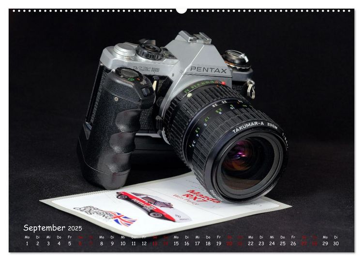 Produktbild: Legend&auml;re Kameras der Marke Pentax (hochwertiger Premium Wandkalender 2025 DIN A2 quer), Kunstdruck in Hochglanz