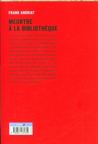 Produktbild: Meurtre &agrave; la biblioth&egrave;que