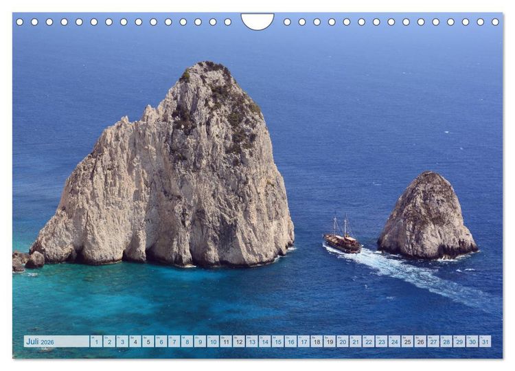 Produktbild: Zakynthos 2026 (Wandkalender 2026 DIN A4 quer), CALVENDO Monatskalender