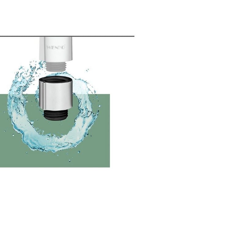 Produktbild: Duschsystem Mod. Young Eco mit Thermostat-Armatur Chrom, inkl. 2 Watersaving Regulatoren