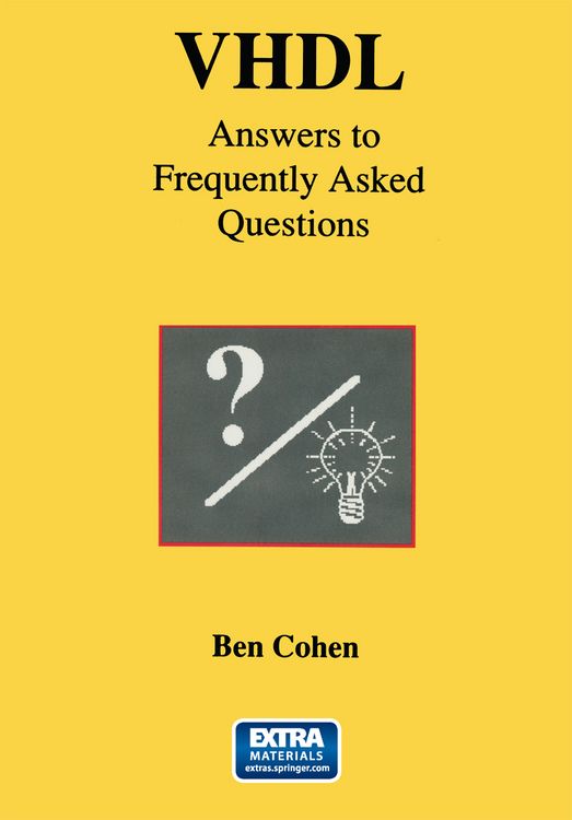 Produktbild: VHDL Answers to Frequently Asked Questions