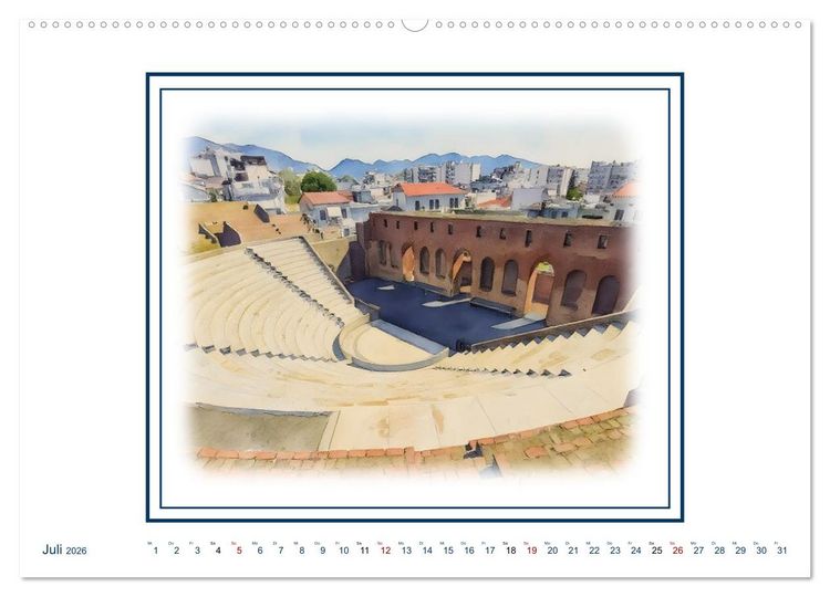 Produktbild: Urlaubsparadies Griechenland (Wandkalender 2026 DIN A2 quer), CALVENDO Monatskalender