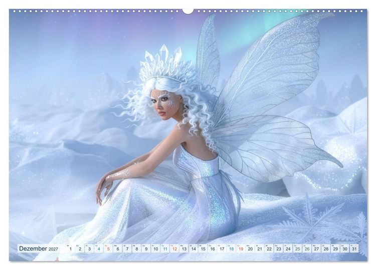 Produktbild: Das Jahr der Zauberwesen (Wandkalender 2027 DIN A2 quer), CALVENDO Monatskalender