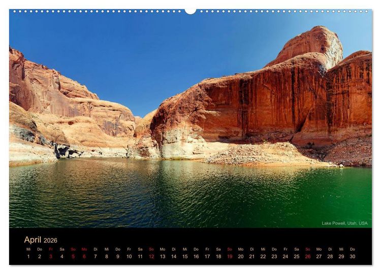 Produktbild: USA Der S&uuml;dwesten - Einzigartige Monumente (hochwertiger Premium Wandkalender 2026 DIN A2 quer), Kunstdruck in Hochglanz