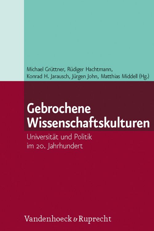 Produktbild: Gebrochene Wissenschaftskulturen