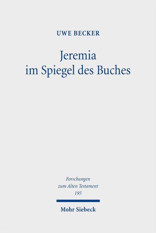 Produktbild: Jeremia im Spiegel des Buches