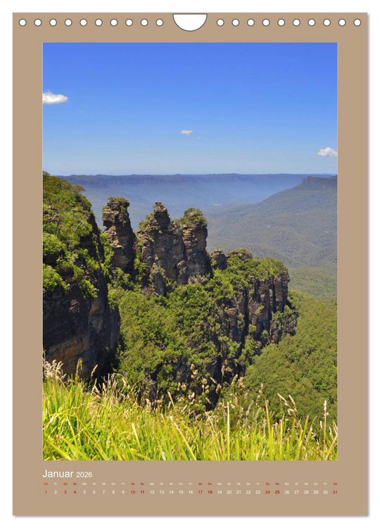 Produktbild: Erlebe mit mir Australien (Wandkalender 2026 DIN A4 hoch), CALVENDO Monatskalender
