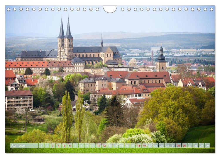 Produktbild: Unterwegs in Bamberg (Wandkalender 2026 DIN A4 quer), CALVENDO Monatskalender