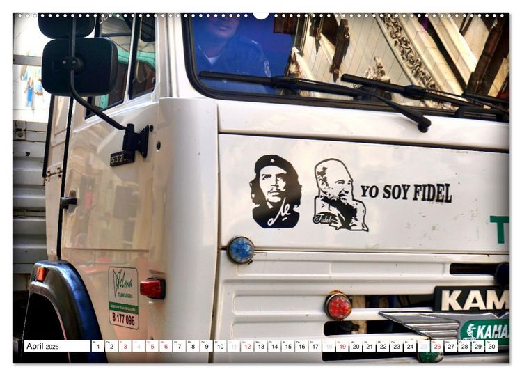 Produktbild: VIVA FIDEL 2026 (hochwertiger Premium Wandkalender 2026 DIN A2 quer), Kunstdruck in Hochglanz