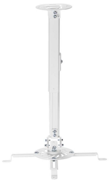 Produktbild: Reflecta Prometheus Beamer-Deckenhalterung Deckenhalter, Drehbar, Neigbar Boden-/Deckenabstand (max.): 580 mm Wei&szlig;