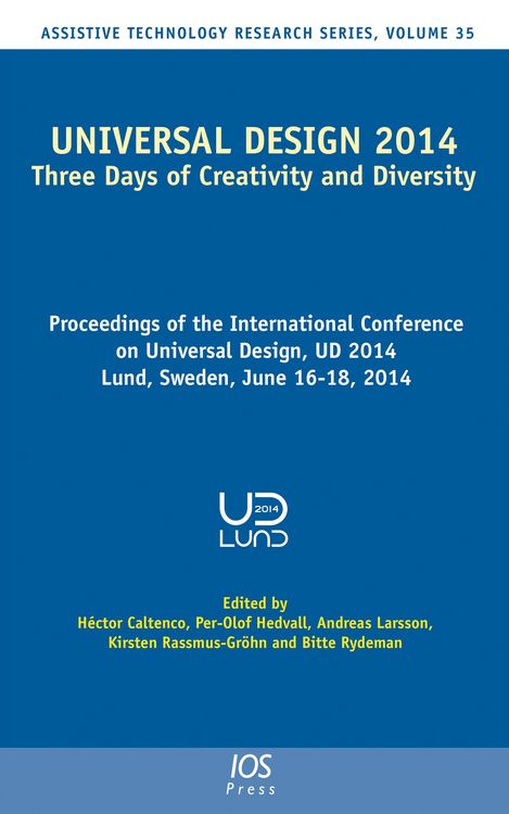 Produktbild: Universal Design 2014: Three Days of Creativity and Diversity