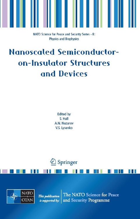Produktbild: Nanoscaled Semiconductor-on-Insulator Structures and Devices