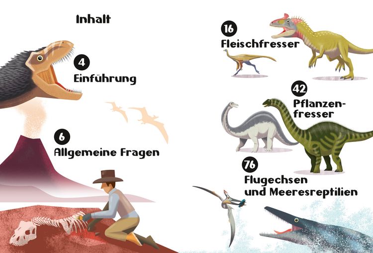 Produktbild: Dinosaurier. Frage- und Antwortbuch, mit 200 Fragen zu spannenden Naturthemen (200 Fragen & Antworten)