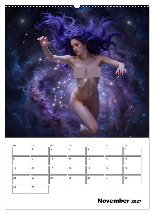 Produktbild: Mystische Engel (Wandkalender 2027 DIN A2 hoch), CALVENDO Monatskalender