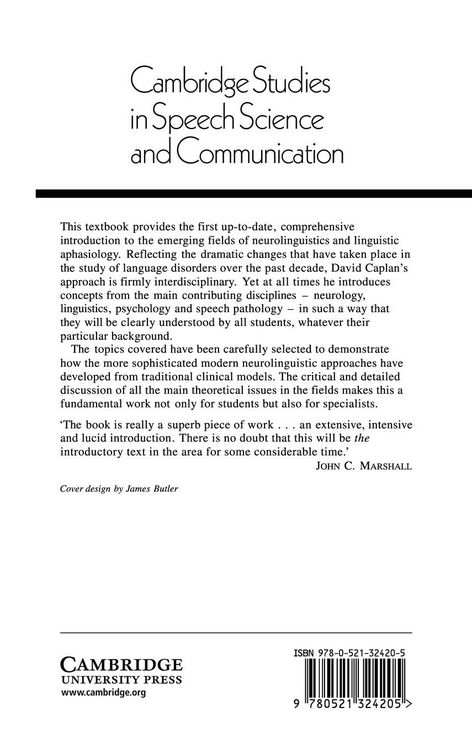 Produktbild: Neurolinguistics and Linguistic Aphasiology