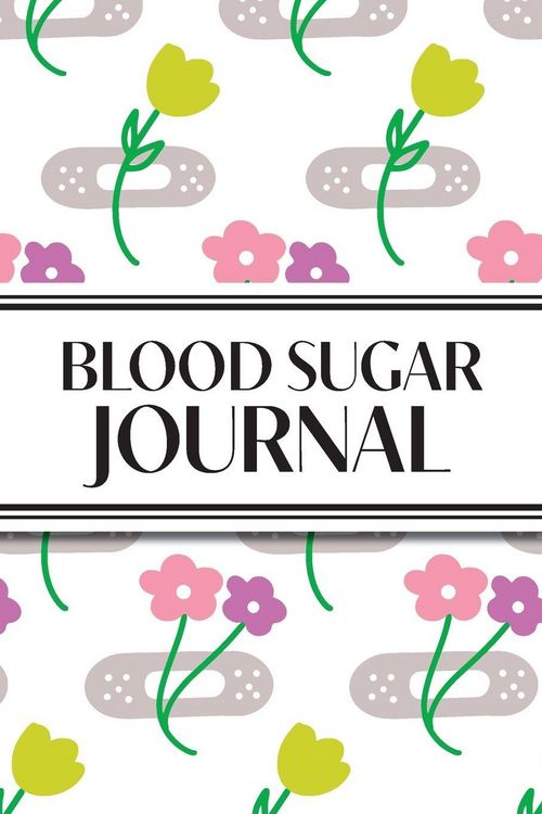 Produktbild: 1-Year Daily Blood Sugar Journal (Flower Medical Plasters)