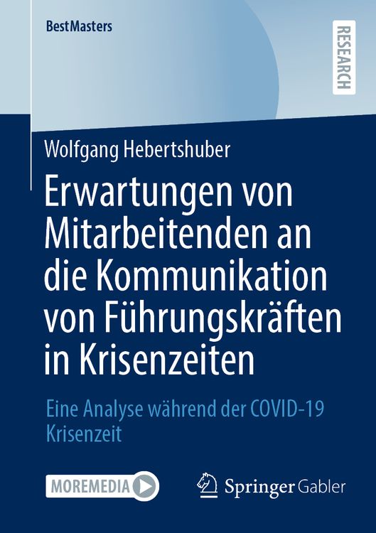 Produktbild: Erwartungen von Mitarbeitenden an die Kommunikation von F&uuml;hrungskr&auml;ften in Krisenzeiten