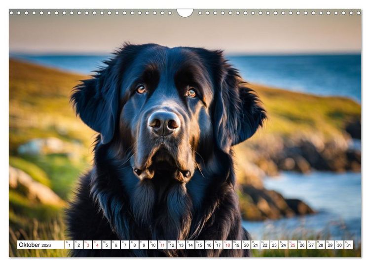 Produktbild: Neufundl&auml;nder - Liebenswerte B&auml;ren (Wandkalender 2026 DIN A3 quer), CALVENDO Monatskalender